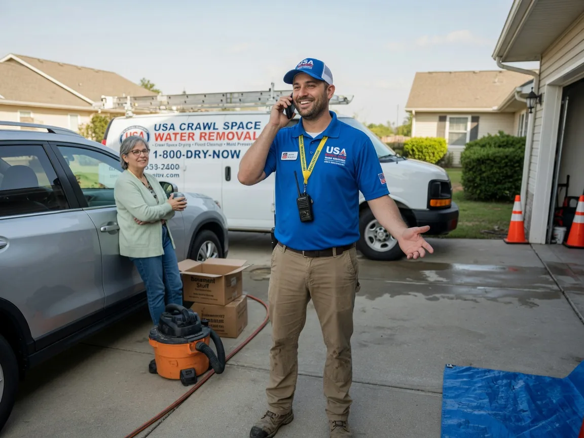 Crawl Space Water Removal Tussy, OK FAQs